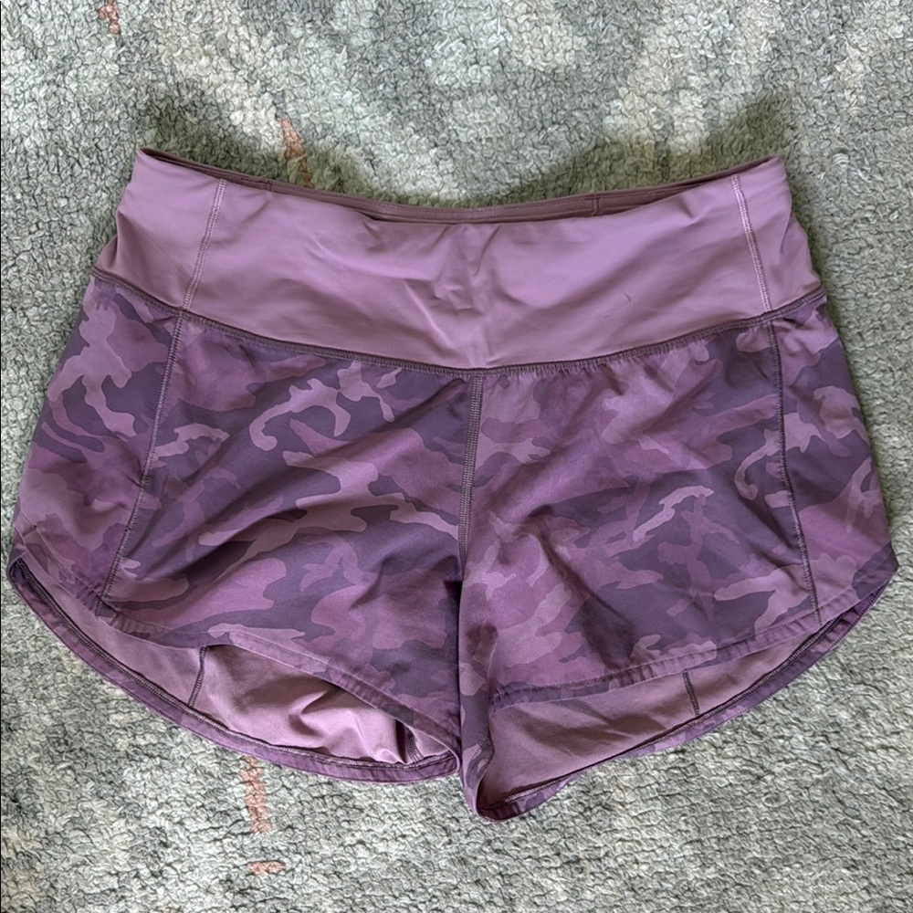 Women's Purple Camo Shorts